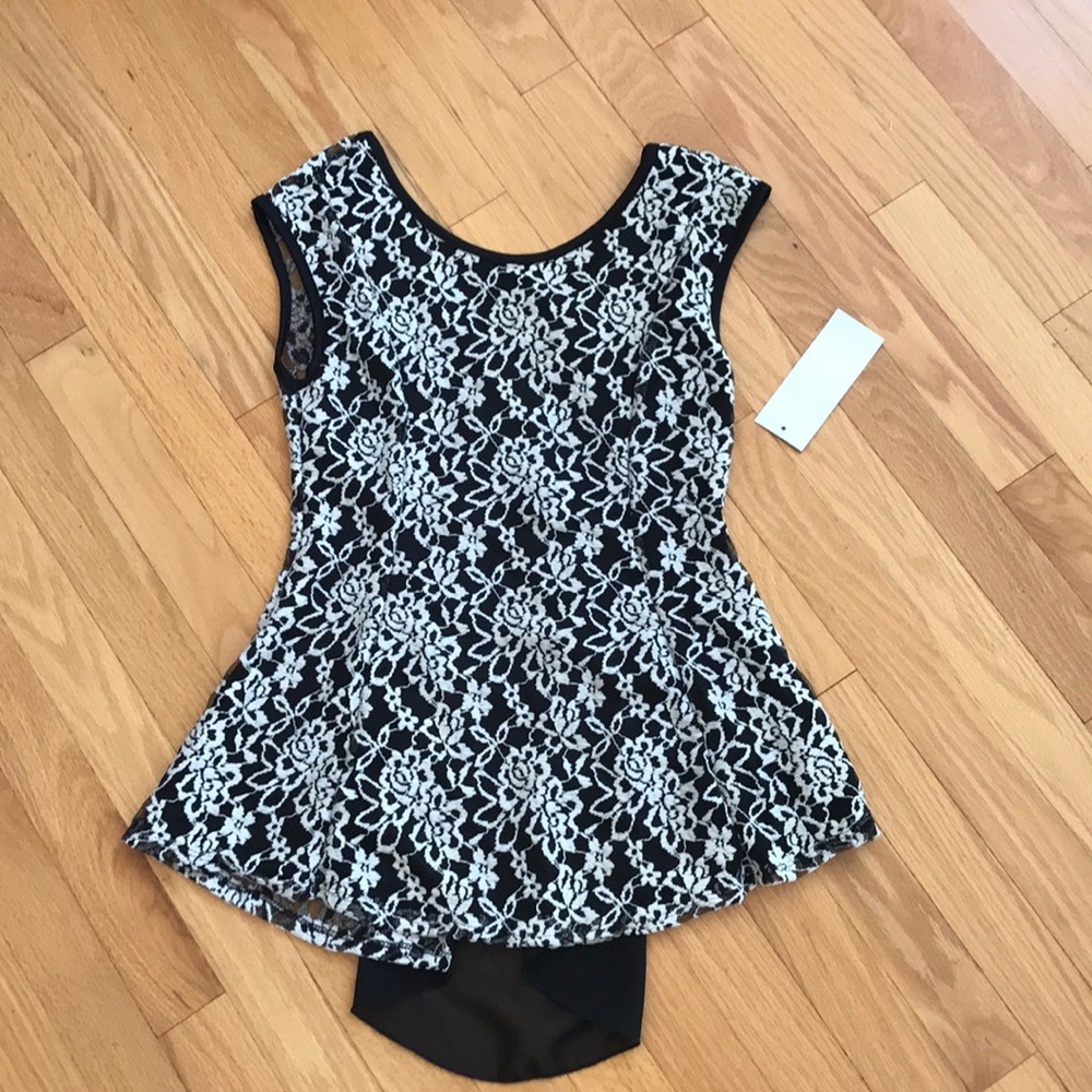 Black and White Embroidered Shirt